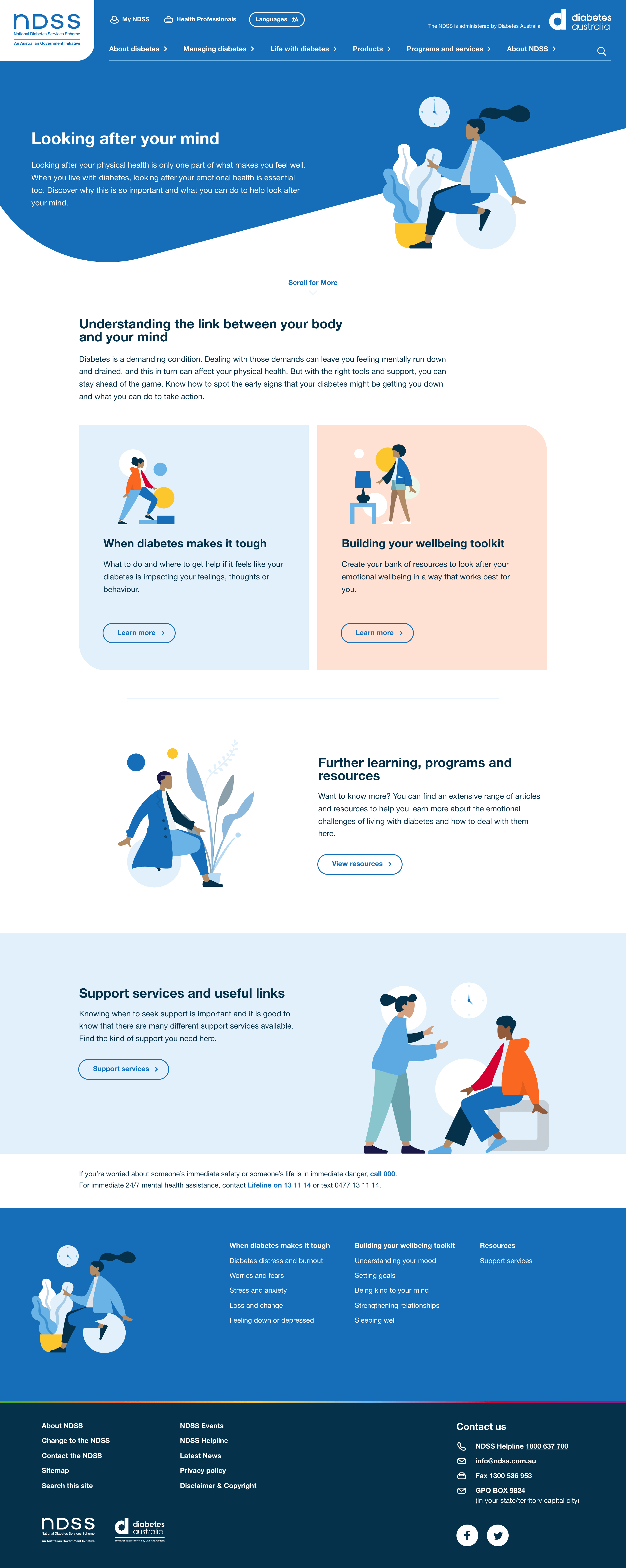 NDSS Mental Health
